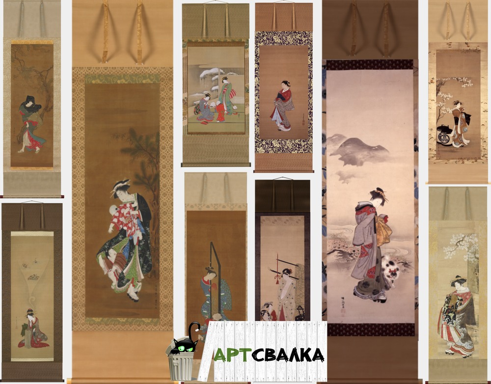 Старинные японские свитки. Часть 2 | Ancient Japanese scrolls. Part 2
